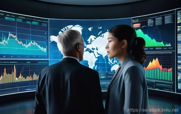 증권투자상담사와 펀드 투자 상담 팁 - **Prompt:** A diverse, professional investment advisor, appearing confident and approachable, is sea...